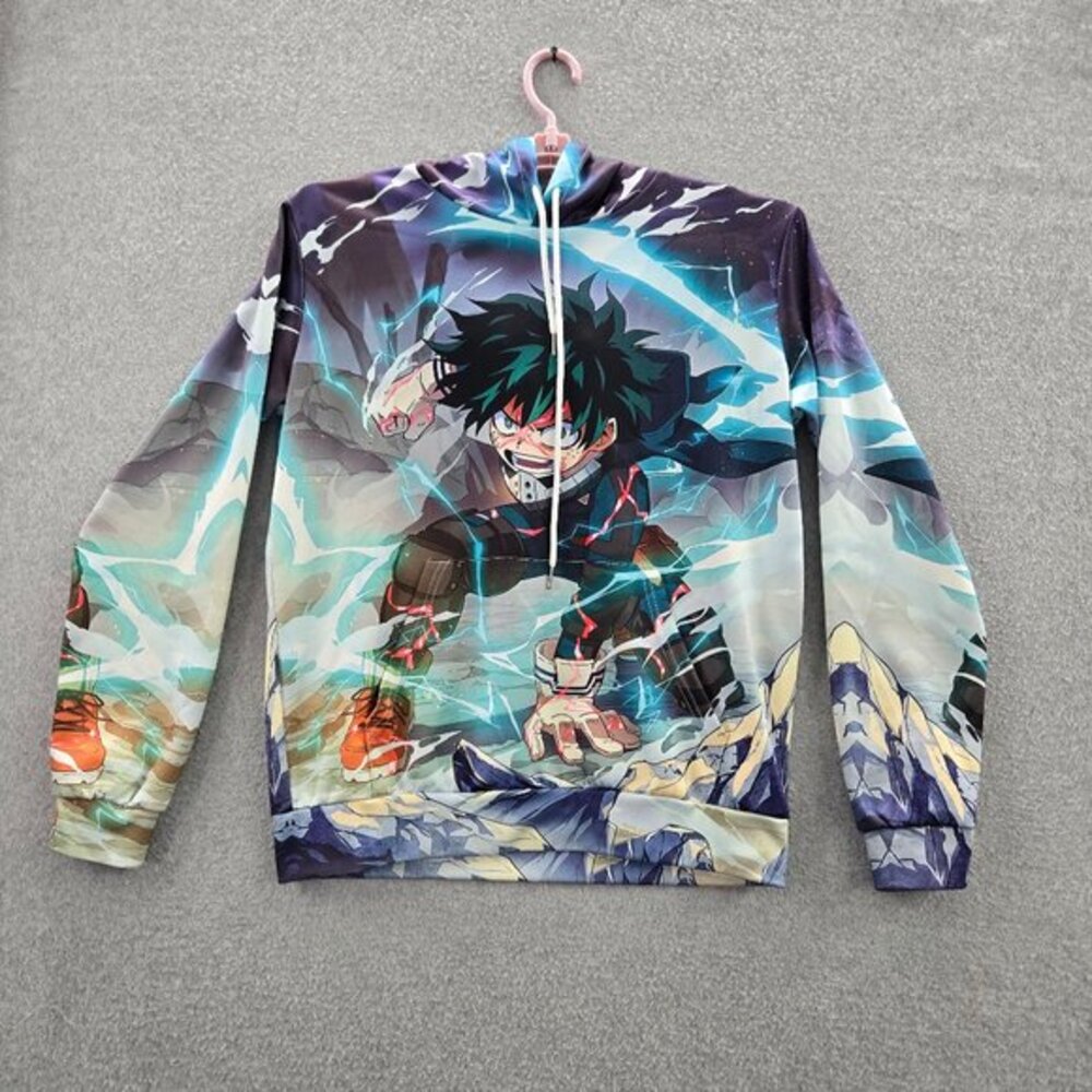 My Hero Academia Women‎ Hoodie XL Midoriya Izuku Bakugou Anime
